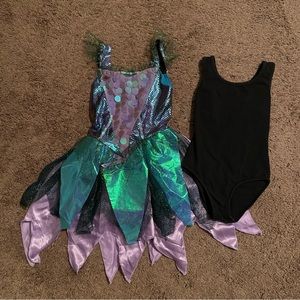 Girls Dragonfly Costume Youth Small and black leotard